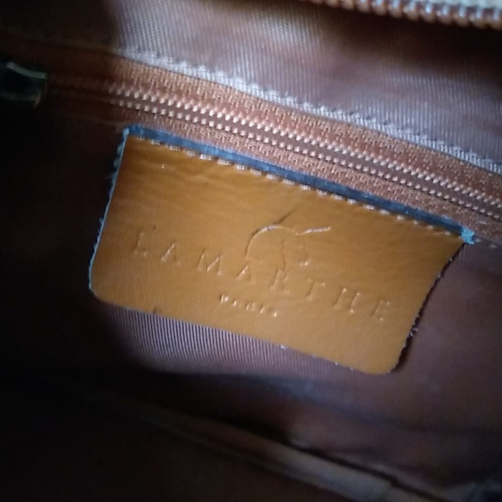 Lamarthe leather handbag - Picture 3 of 8